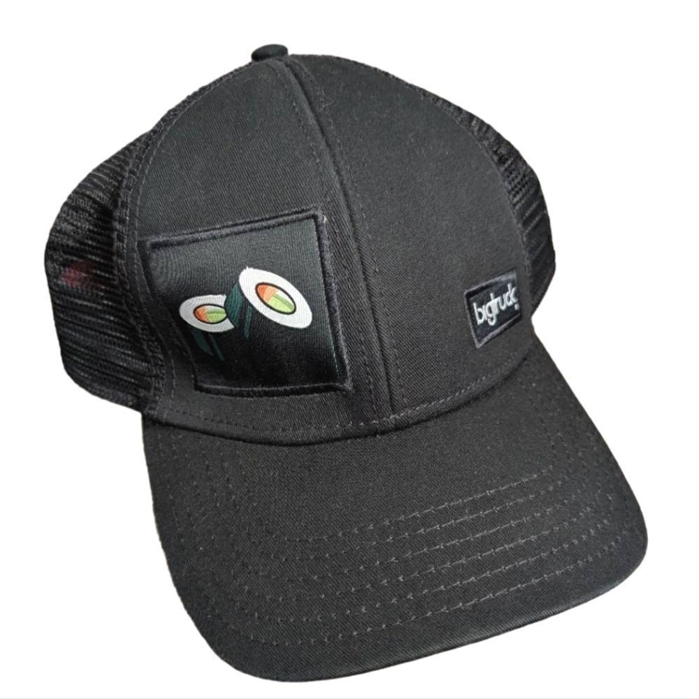 Big Truck Black sushi roll mens unisex cap baseball trucker hat snapback rare